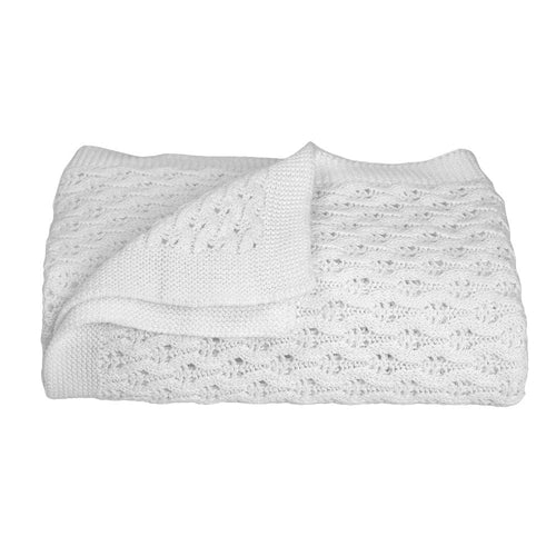 Living Textiles Lattice Baby Blanket