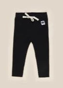 HUXBABY Black Rib Legging