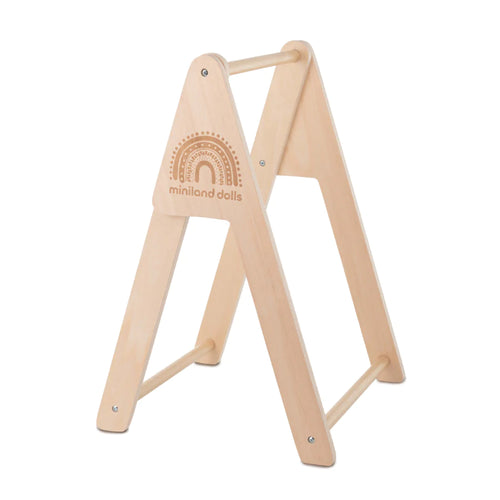 Miniland Doll Wooden Clothes Rack
