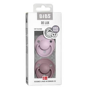 BIBS Dummies De Lux | Silicone - One Size (0-3Years)