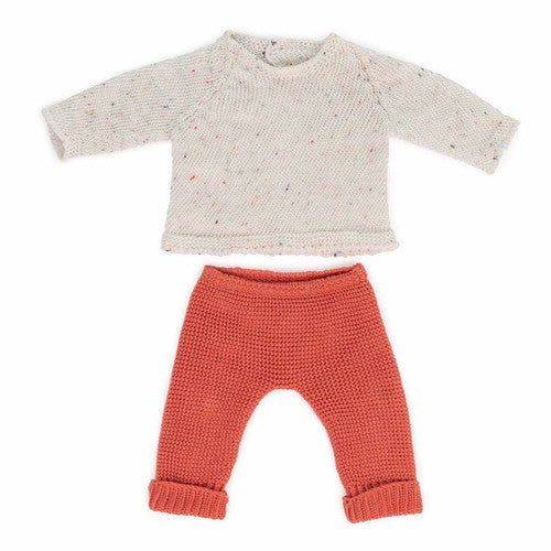 Miniland Doll Clothing Eco Knitted Jumper & Pant Set | 38cm
