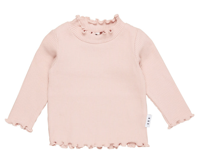 HUXBABY Rose Rib Skivvy 6-7YRS