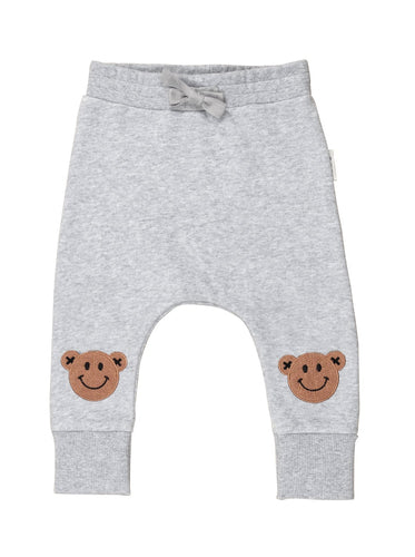 HUXBABY B-Ball Bear Knee Drop Crotch Pant