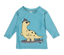 Load image into Gallery viewer, HUXBABY Surfin&#39; Dino Rashguard