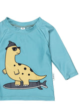 Load image into Gallery viewer, HUXBABY Surfin&#39; Dino Rashguard