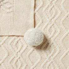 Load image into Gallery viewer, wilson + frenchy Knitted Cable Blanket