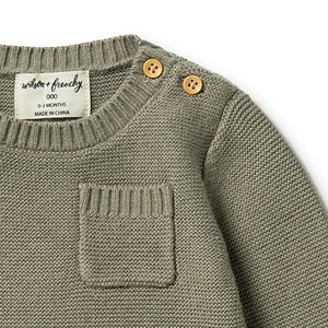 wilson + frenchy Knitted Pocket Jumper