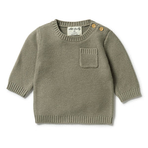 wilson + frenchy Knitted Pocket Jumper