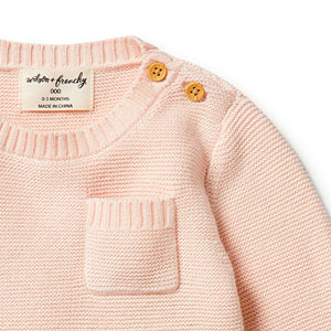 wilson + frenchy Knitted Pocket Jumper