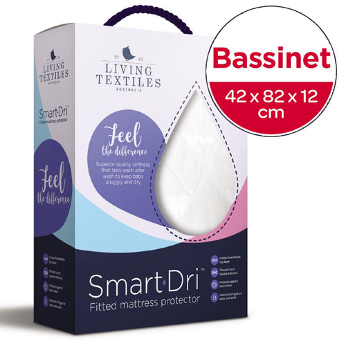 Smart Dri Bassinet Mattress Protector - www.bebebits.com.au