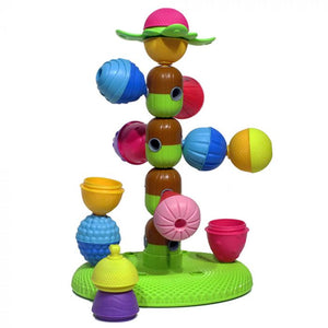 lalaboom Stack 'n' Beads - 12 Pieces