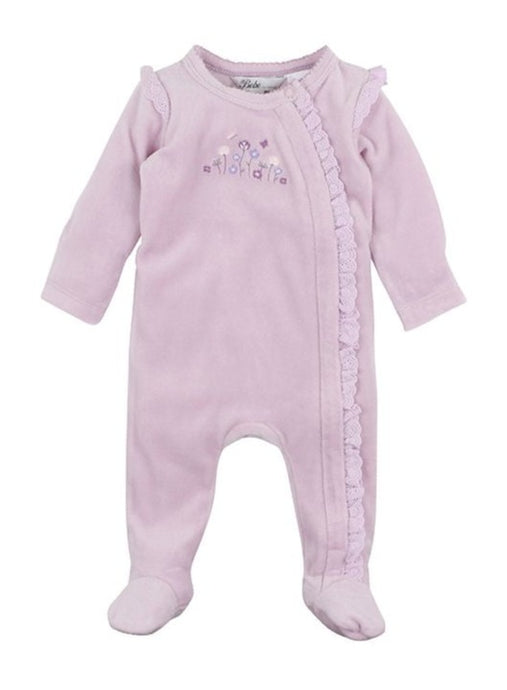 Bébé Lucie Velour Zip Onsie