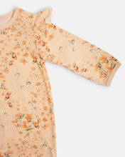 Load image into Gallery viewer, May Gibbs Scout Frill Onsie - Peach Floral