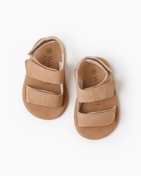 Walnut Melbourne Mini Bertie Sandal - Tan