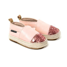 Load image into Gallery viewer, Pretty Brave ESPADRILLE - Rose Glitter