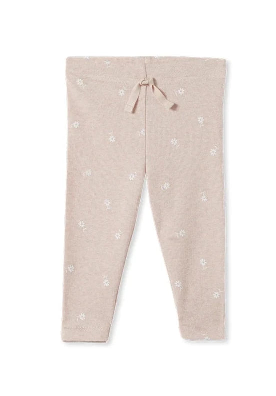 Milky Petals Rib Pant