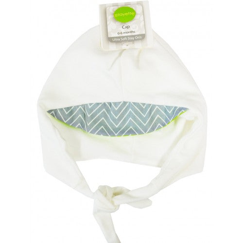 Playette Reversible Cap 0-6 months - www.bebebits.com.au