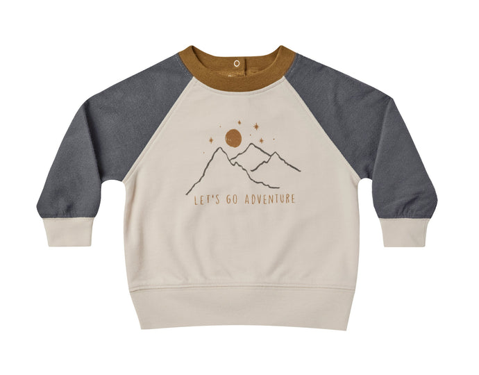 Rylee + Cru raglan sweatshirt || let's go adventure