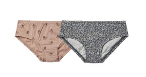 Rylee + Cru underwear set || english rose + blue floral