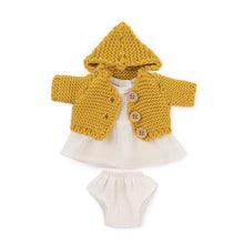 Load image into Gallery viewer, Miniland Doll Clothes - Sea Dress &amp; Jacket Set | 21cm Doll