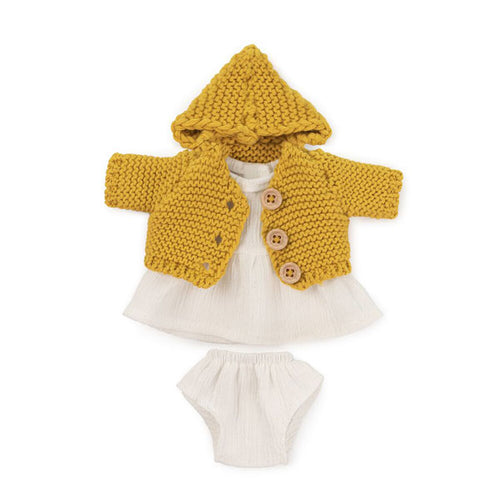 Miniland Doll Clothes - Sea Dress & Jacket Set | 21cm Doll