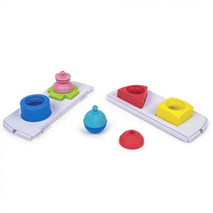 lalaboom Shape Sorter & Beads - 16 Pieces