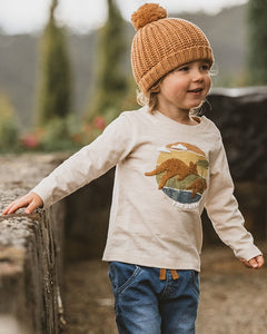 fox & finch Wallaby Outback LS Tee
