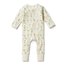 Load image into Gallery viewer, wilson + frenchy Organic Zipsuit with Feet - Wild Flower
