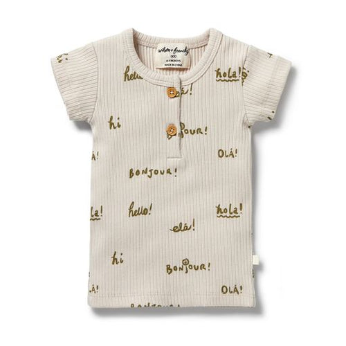 wilson + frenchy Bonjour Tee + Slouch Pant Set