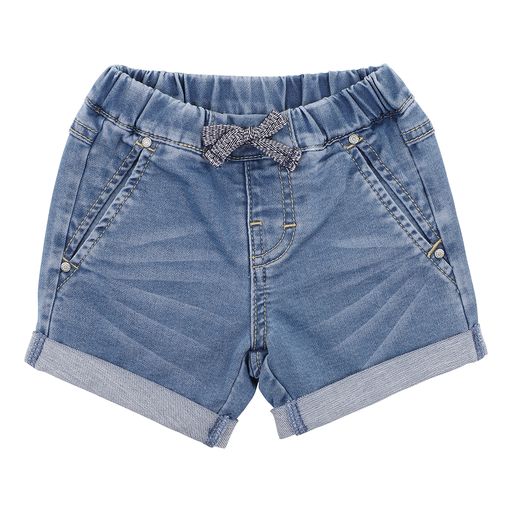 Bébé Boys Knit Denim Shorts