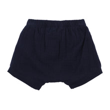 Load image into Gallery viewer, Bébé Navy Crinkle Shorts