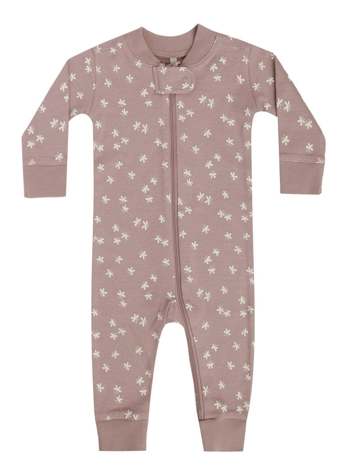 Quincy Mae Zip Long sleeve Sleeper - Butterflies