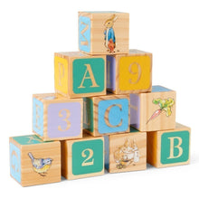 Load image into Gallery viewer, Beatrix Potter Peter Rabbit ABC Wooden Blocks - www.bebebits.com.au