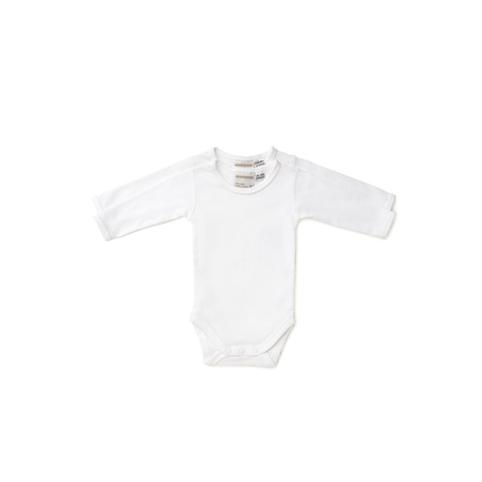 Marquise 2 Pack LS Bodysuit - White