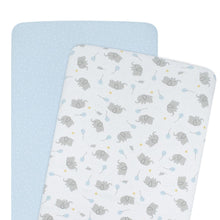 Load image into Gallery viewer, Living Textiles 2 PK Bedside Bassinet &amp; Cradle Fitted Sheets