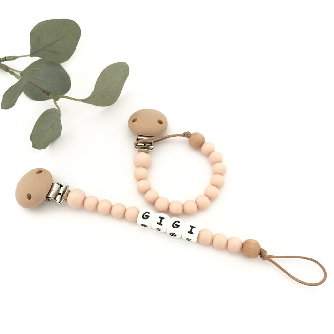 Nature Bubz PERSONALISED Dummy Clip