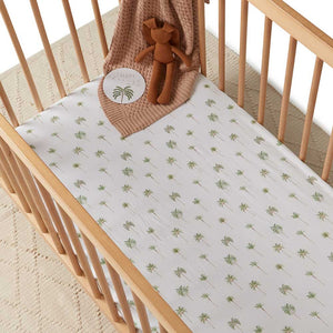Snuggle Hunny Fitted Jersey Cot Sheet - assorted colours