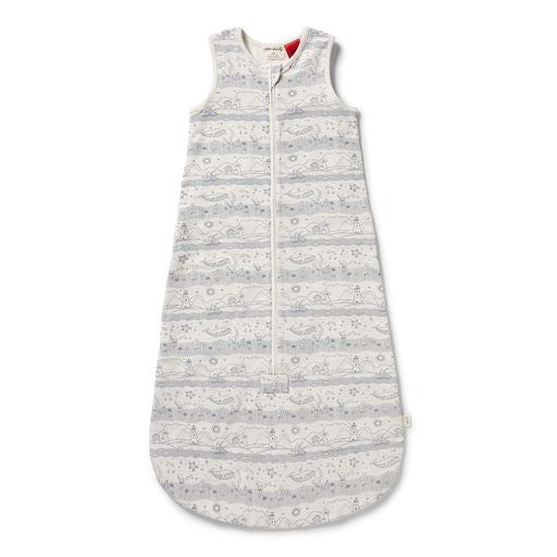 wilson + frenchy Organic Rib Sleeping Bag 0.7 TOG - SEASIDE