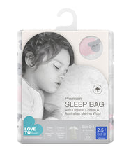 Load image into Gallery viewer, Love To Dream SLEEP BAG™ with Organic Cotton &amp; Australian Merino Wool 2.5 TOG