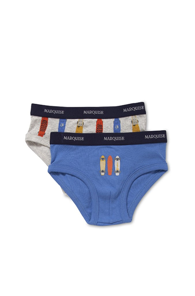 Marquise Boys Novelty Undies 2 Pack - assorted