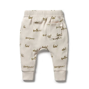 wilson + frenchy Bonjour Tee + Slouch Pant Set