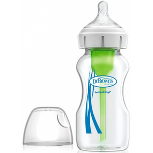 Dr. Brown’s™ Options+™ Anti Colic GLASS Wide-Neck Baby Bottle - assorted sizes