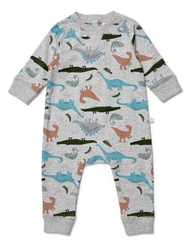 Marquise French Terry Footless Romper - Dinosaurs