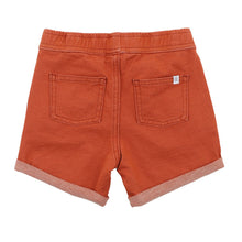 Load image into Gallery viewer, fox &amp; finch Boys Rust Knit Denim Shorts 3-7 YRS