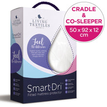 Load image into Gallery viewer, Living Textiles Smart Dri Fitted Mattress Protector - Cradle + Co Sleeper