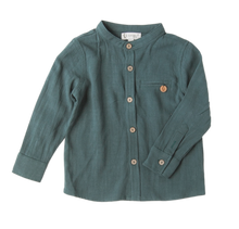 Load image into Gallery viewer, Karibou Spencer Boys Linen Blend Shirt