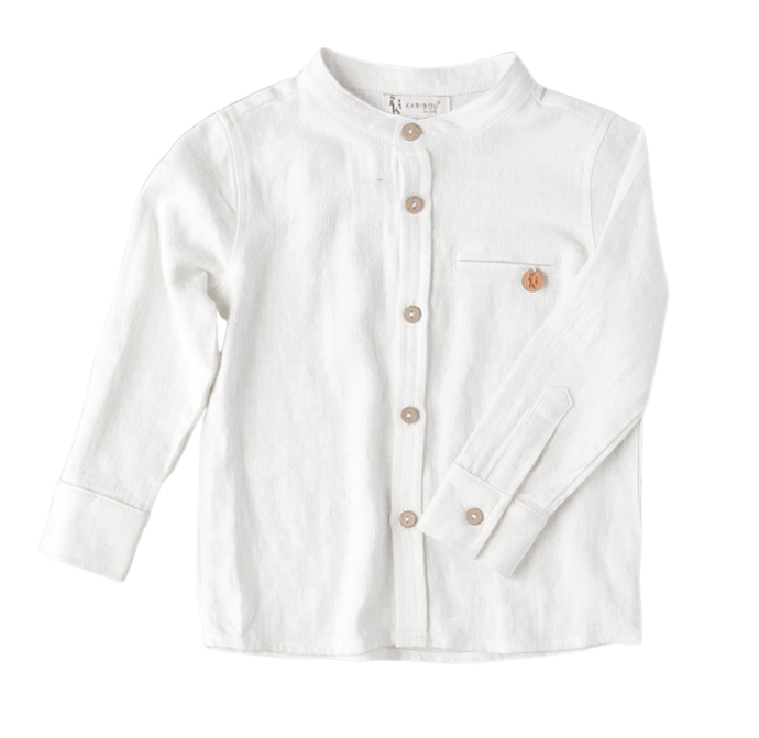 Karibou Spencer Boys Linen Blend Shirt