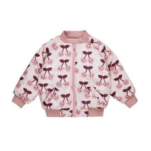 Load image into Gallery viewer, HUXBABY Reversible Bomber - Rose + Dusty Rose