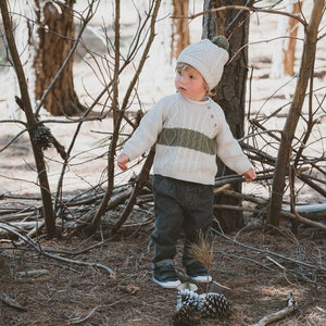 Bébé Tate Cable Knit Beanie