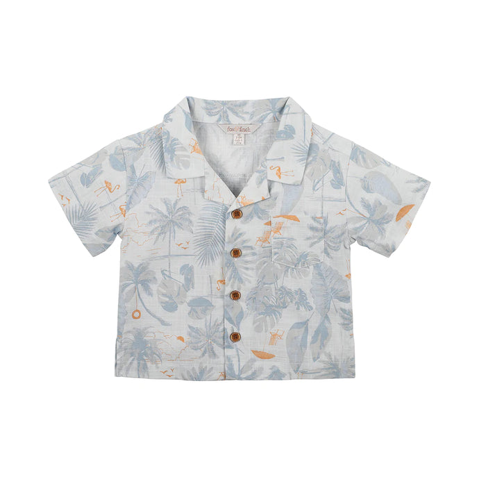 fox & finch Toucan Tropical Shirt 3-5YRS